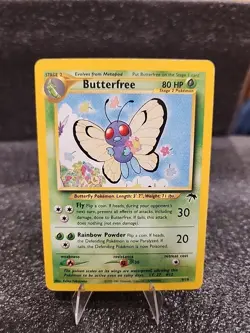 Pokemon TCG Southern Islands Butterfree Card 9/18 LP-NM Condition - Image 1