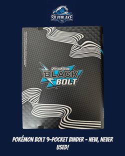 Pokemon Black Bolt Zekrom 9-Pocket Side-Loading Binder ***NEW*** - Image 2