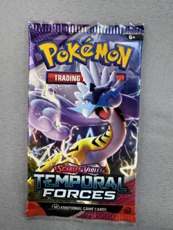 Pokemon TCG: Scarlet and Violet Temporal Forces Booster Pack Sealed NEW - Image 1