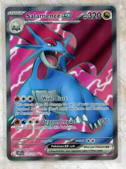 2025 Pokemon Scarlet & Violet JTG EN-Journey Together #177 Salamence ex UR - Image 1
