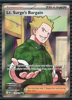 2025 Pokemon MEG EN-Mega Evolutions #170 Lt. Surge's Bargain UR - Image 1