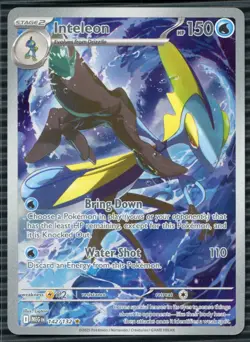 2025 Pokemon MEG EN-Mega Evolutions #142 Inteleon IR - Image 1
