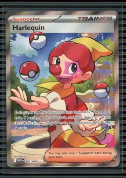 2025 Pokemon SV: WHT EN-White Flare #163/086 Harlequin - Image 1