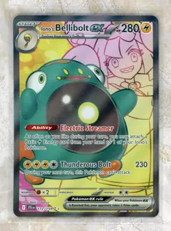 2025 Pokemon Scarlet & Violet JTG EN-Journey Together 172 Iono's Bellibolt ex UR - Image 1