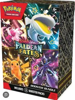 Pokemon TCG Paldean Fates Booster Bundle Factory Sealed 6 Packs LOT X4 - Image 1