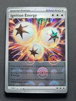 Ignition Energy 086/086 Poke Ball Pattern White Flare Pokemon TCG - Image 1