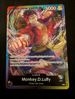 One Piece TCG - Rainbow Monkey.D.Luffy Promo Leader - Image 1