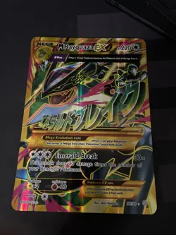 Pokemon JUMBO/Oversized Card Mega M Rayquaza EX Full Art XY 98/98 - Image 1
