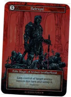 Sorcery Contested Realm, Elite FOIL Betrayal, Pack Fresh Mint, Gothic - Image 1