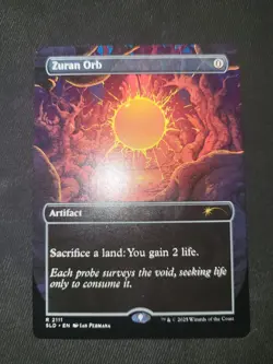 MTG Zuran Orb Borderless NM Alien Auroras Secret Lair 2111 Regular - Image 1