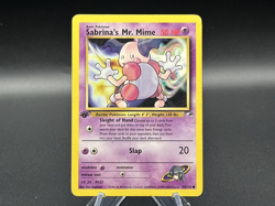 Sabrina's Mr. Mime - 1st Edition - 94/132 Gym Heroes - Pokemon TCG - 2000 - Image 1