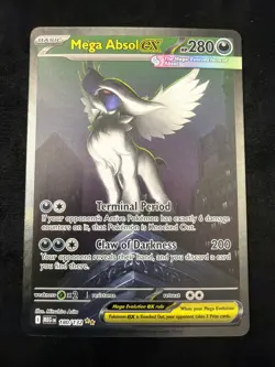 Pokemon TCG Mega Evolution Mega Absol EX Special Illustration Rare 180/132 MINT - Image 1