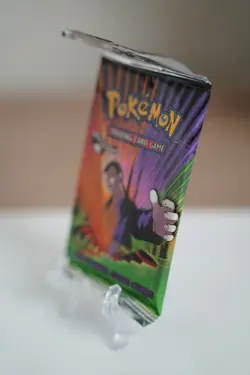 21.00g Pokemon TCG Gym Challenge Unlimited Booster Pack Giovanni Artwork WOTC 742818062244 - Image 4