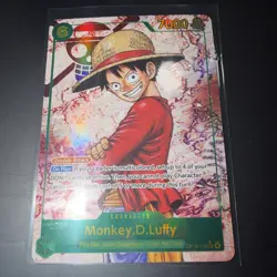 Monkey D Luffy SEC Alt Art OP13-118 Carrying On His Will One Piece TCG NM - Image 1