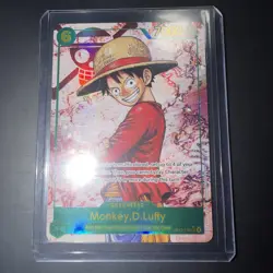 Monkey D Luffy SEC Alt Art OP13-118 Carrying On His Will One Piece TCG NM - Image 3