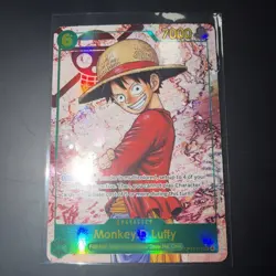Monkey D Luffy SEC Alt Art OP13-118 Carrying On His Will One Piece TCG NM - Image 4