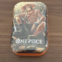 Bandai One Piece Card Game Tin Pack Set Vol.2 [OP-13] Ace Booster Promo 2 Packs - Image 1