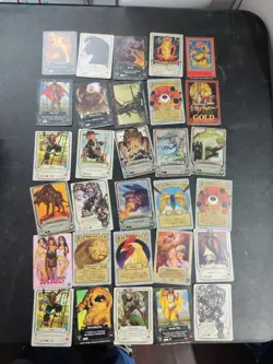 Guardians TCG Lot of 300+ Unsorted Cards + Starter Deck - 1995 Vintage CCG FPG - Image 2