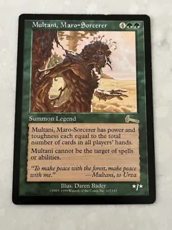 Multani, Maro-Sorcerer Urza's Legacy Magic The Gathering LP MTG RARE Green🔥🔥 - Image 1