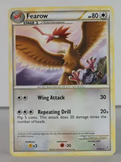 Fearow - HS Unleashed - 15/95 - Pokemon TCG - Rare - A - Image 1