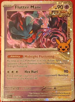 Pokemon-Flutter Mane-Rare Cosmos Holo-78/162-Trick Or Trade 2024 - Image 1