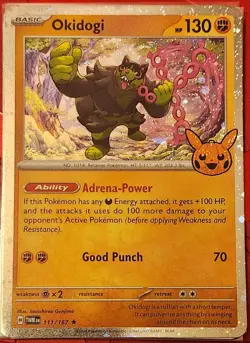 Pokemon-Okidogi-Rare Cosmos Holo-111/167-Trick Or Trade 2024 - Image 1