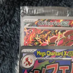 Pokemon TCG Mega Charizard X Ex Promo 023 Sealed Holo with Oricorio EX SEALED - Image 4