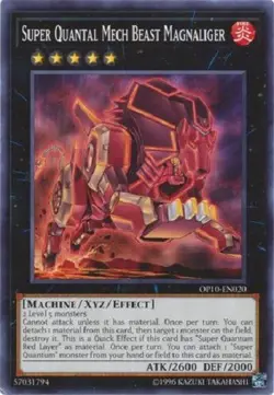 Super Quantal Mech Beast Magnaliger - OP10-EN020 - Common - Yugioh - Image 1