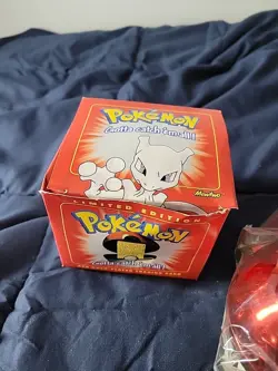 SEALED Burger King Mewtwo Red Pokemon 23K Plated Trading Card Pokeball Red - Image 3