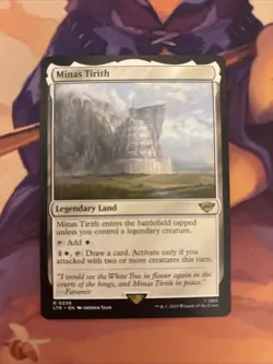 Minas Tirith (Non-foil) Universes Beyond: LOTR: Tales of Middle-Earth 0256 R MTG - Image 1