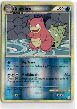 Slowbro [Reverse Holo] #52 Pokemon HeartGold & SoulSilver - Image 1