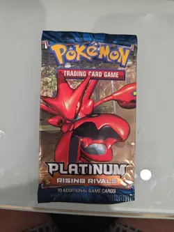 Pokemon Platinum Rising Rivals Booster Pack NEW FACTORY SEALED SCISOR Art 2009 - Image 1