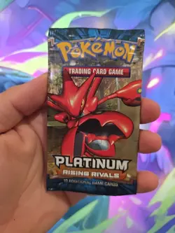 Pokemon Platinum Rising Rivals Booster Pack NEW FACTORY SEALED SCISOR Art 2009 - Image 3