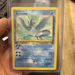 1ST EDITION ARTICUNO 17/62 WOTC FOSSIL NON HOLO RARE POKEMON CARD WIZARDS - Image 1