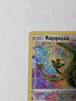 Rayquaza 138/185 Pokemon TCG Amazing Rare SWSH04: Vivid Voltage Near Mint - Image 4