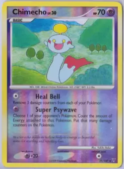 Chimecho - 21/147 - Reverse Holo - Platinum: Supreme Victors - Pokemon - Damaged - Image 1