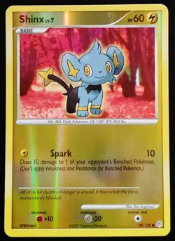 Shinx - 98/130 - Common - Reverse Holo - Diamond & Pearl (Base Set) - Pokemon - Image 1
