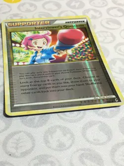 D1400 POKEMON TCG CALL OF LEGENDS INTERVIEWER'S QUESTIONS 79 REVERSE HOLO MP U - Image 2