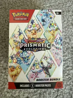 Pokemon TCG Scarlet & Violet Prismatic Evolutions Booster Bundle Factory Sealed - Image 1