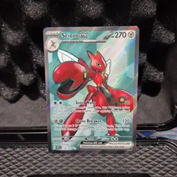 Pokemon Scizor ex Full Art Temporal Forces 195/162 - Image 1