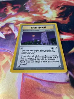 Pokemon Tower #42 LP-NM Black Star Promo Trainer WoTC Pokemon TCG - Image 2