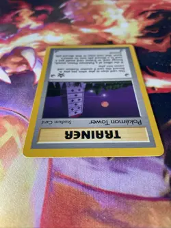 Pokemon Tower #42 LP-NM Black Star Promo Trainer WoTC Pokemon TCG - Image 3