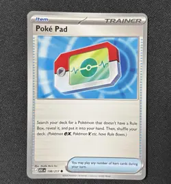Poke Pad 198/217 Ascended Heroes (IN HAND Ready to Ship) Pokemon Trainer Mint/NM - Image 1