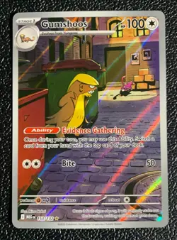 Pokemon TCG: Gumshoos 153/132 Me01: Mega Evolution Holo - Image 1
