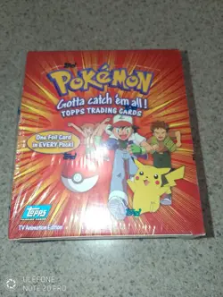 Pokemon Topps TV Animation Edition RED LOGO 1999 Booster Pack Factory Sealed - Image 2