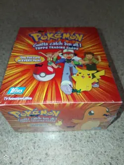 Pokemon Topps TV Animation Edition RED LOGO 1999 Booster Pack Factory Sealed - Image 3