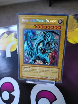 Yu-Gi-Oh Blue-Eyes White Dragon BPT-009 Secret Rare Light Play Condition - Image 3