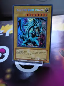 Yu-Gi-Oh Blue-Eyes White Dragon BPT-009 Secret Rare Light Play Condition - Image 4