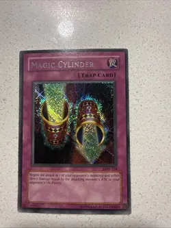 Yu-Gi-Oh! TCG Magic Cylinder LON-104 Secret Rare 1st Edition NM - Image 1
