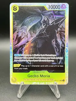 One Piece CCG Gecko Moria OP14-104 SR The Azure Sea’s Seven (OP14) English - Image 1